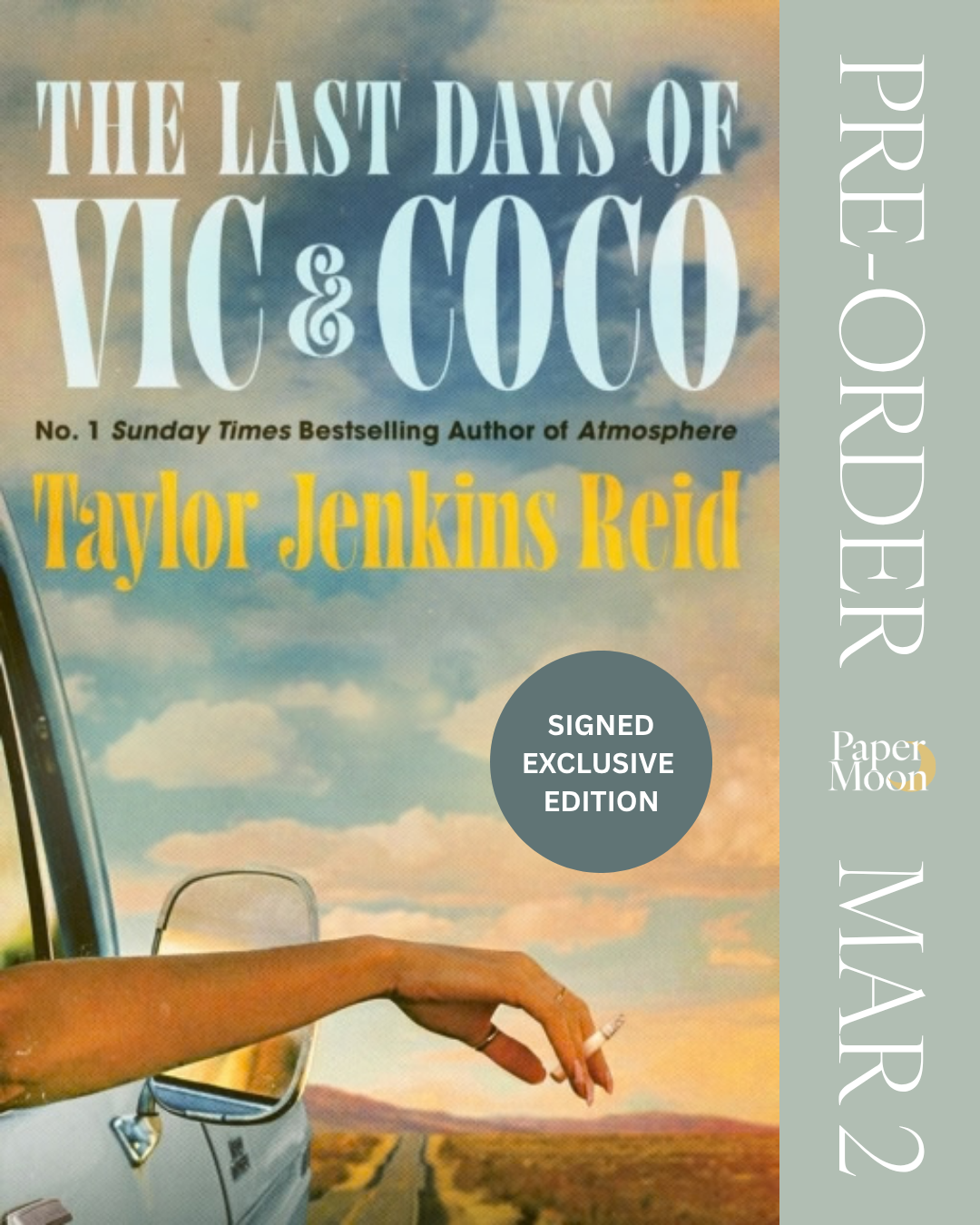 The Last Days of Vic & Coco by Taylor Jenkins Reid (Signed Exclusive Edition)